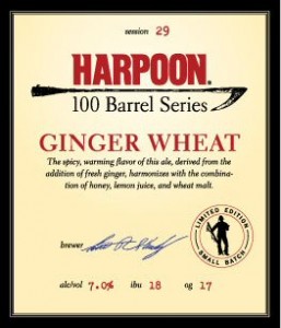 Harpoon Ginger Wheat Beer